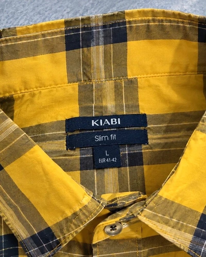 Étiquette Kiabi Slim Fit taille L